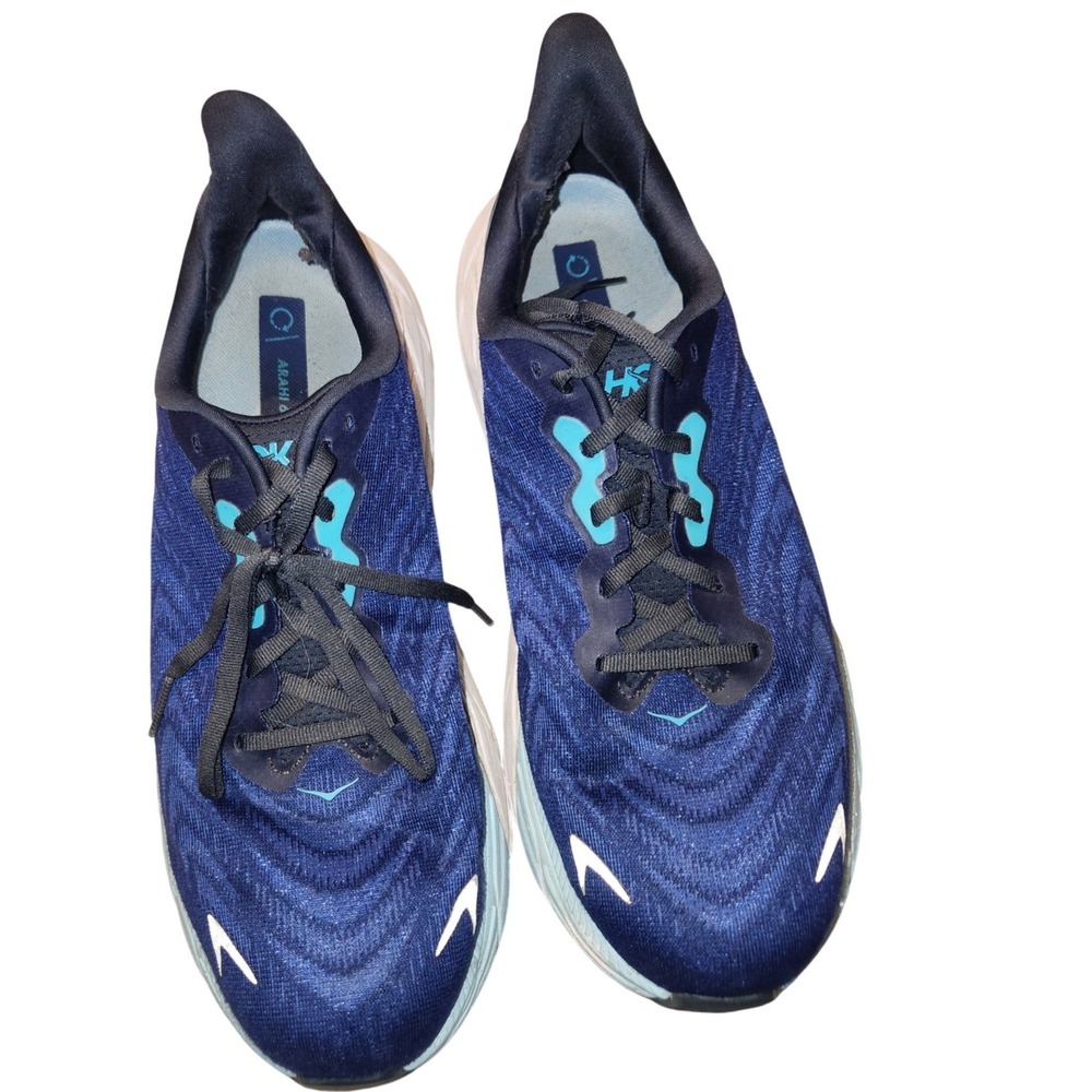 Hoka One One Arahi 6 Mens Running Shoes Blue Teal 1123194 OSBB 10.5DCasual
